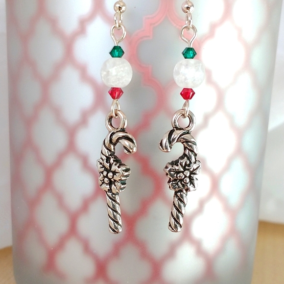 Swarovski Crystal Christmas earrings - Picture 1 of 4